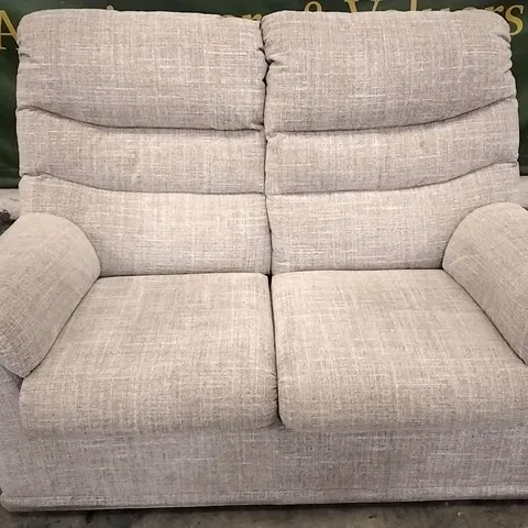 QUALITY BRITISH DESIGNED & MANUFACTURED G PLAN MALVERN 2 SEATER SOFA BEACH CARAMEL FABRIC 