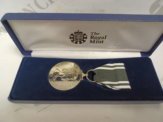 THE ROYAL MINT AMBULANCE SERVICE LONG SERVICE AND GOOD CONDUCT MEDAL