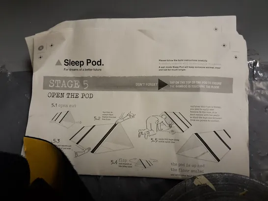 SLEEP POD EMERGENCY SHELTER