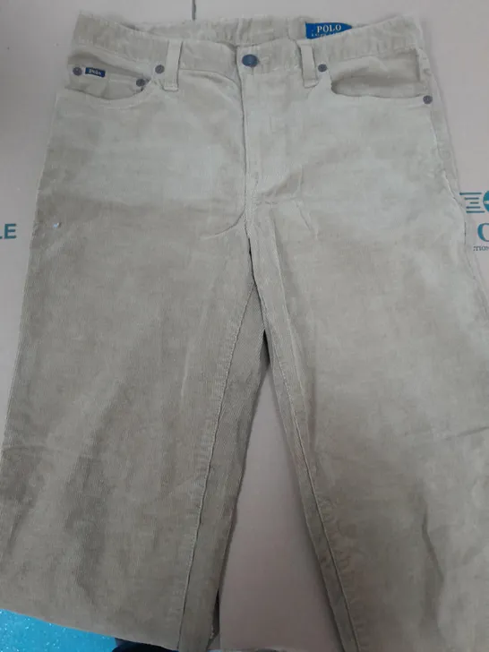 POLO RALPH LAUREN BEIGE TROUSERS - SIZE 18