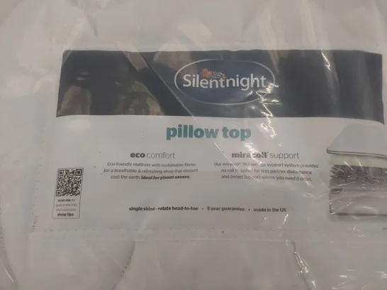 QUALITY BAGGED 4' SMALL DOUBLE SILENTNIGHT PILLOWTOP MATTRESS 