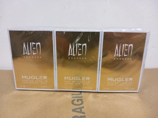 APPROXIMATELY 12 ALIEN GODDESS MUGLER EAU DE PARFUM 1.2ML TESTERS