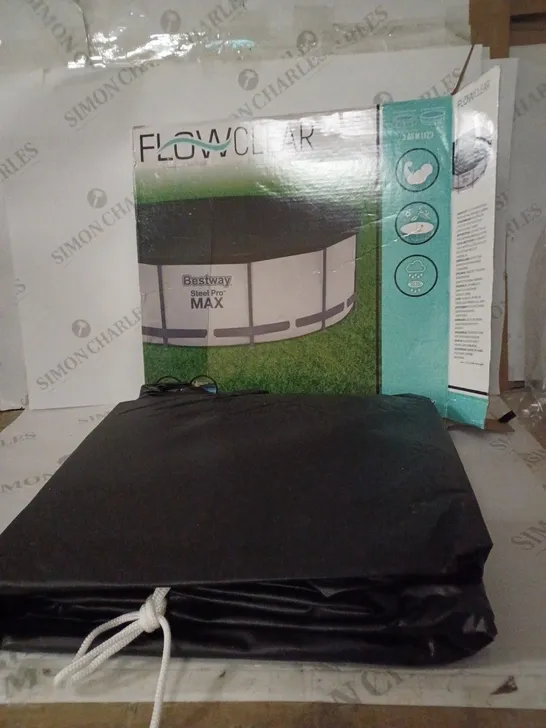 FLOWCLEAR STEEL PRO MAX 12' POOL COVER FAST SET  RRP £18