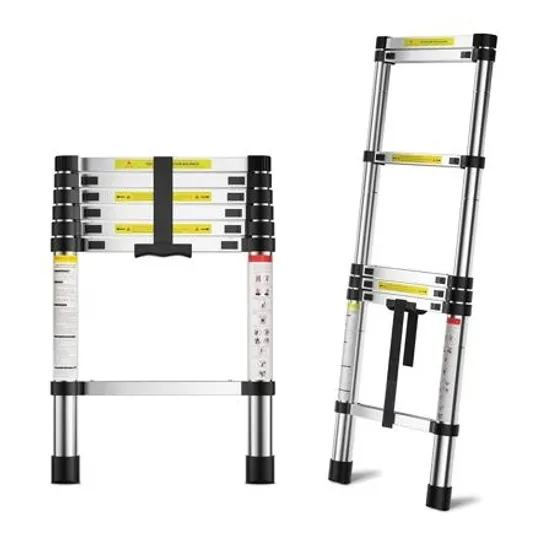 BOXED 7-STEP ALUMINIUM FOLDING EXTENSION LADDER (1 BOX)