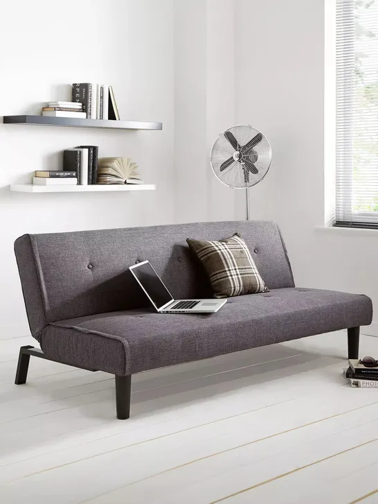 BOXED DAX FABRIC SOFA BED - GREY (1 BOX)