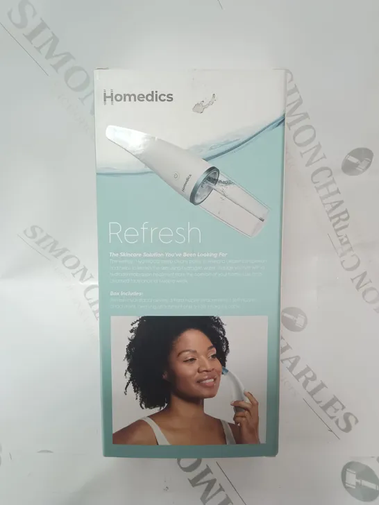 BOXED HOMEDICS HYDRAFACIAL CLEANSING TOOL