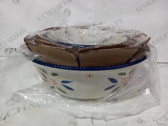 TEMP-TATIONS BOWLS WITH SPOON REST