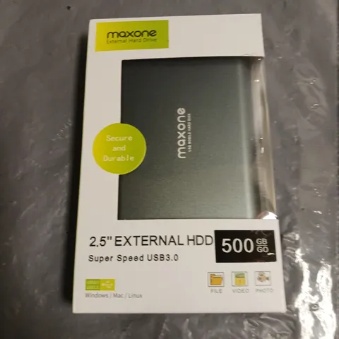 SEALED MAXONE 2.5" 500GB EXTERNAL HDD