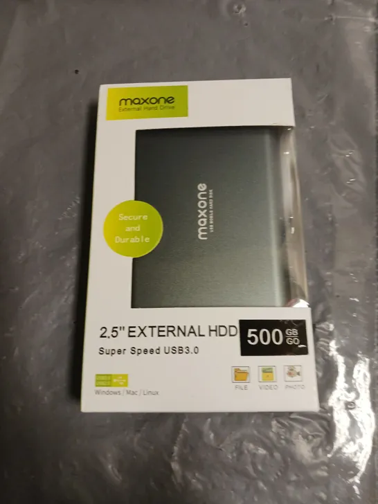 SEALED MAXONE 2.5" 500GB EXTERNAL HDD