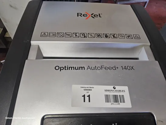 REXEL OPTIMUM AUTOFEED+ 140X PAPER SHREDDER