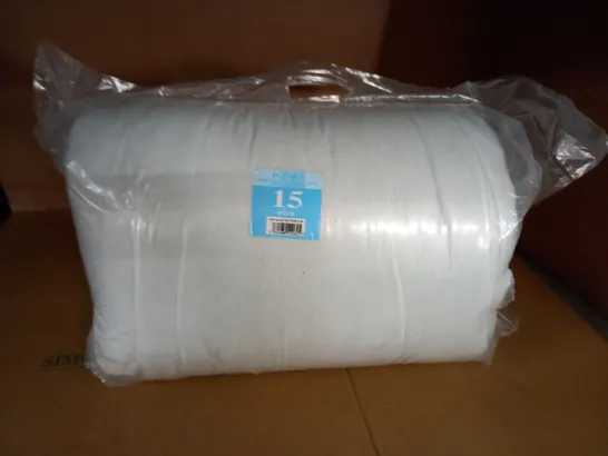 BAGGED KING SIZE 15 TOG DUVET