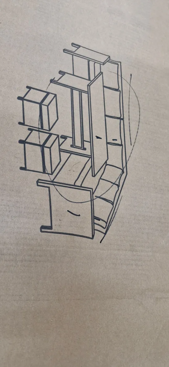 BOXED 7 PERSON GARDEN LOUNGE SET (BOX 2/3 MISSING)