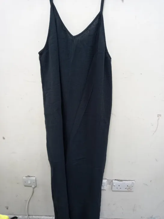 HUSH WIDE LEG BEACH JUMPSUIT IN BLACK - 14