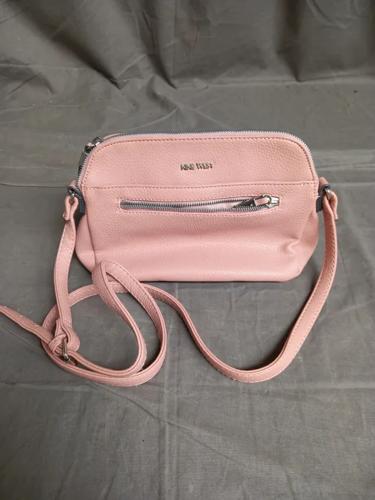 NINE WEST CROSSBODY BAG IN PINK LEATHER