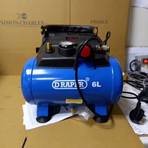 DRAPER 02115 6L OIL-FREE AIR COMPRESSOR