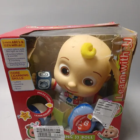 BOXED COCMELON LEARNING JJ DOLL