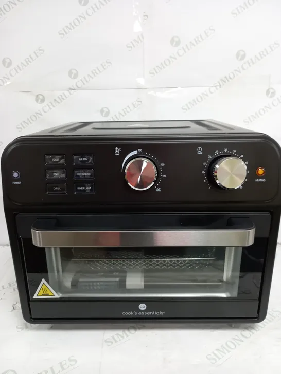 COOK'S ESSENTIAL 21-LITRE AIRFRYER OVEN IN BLACK