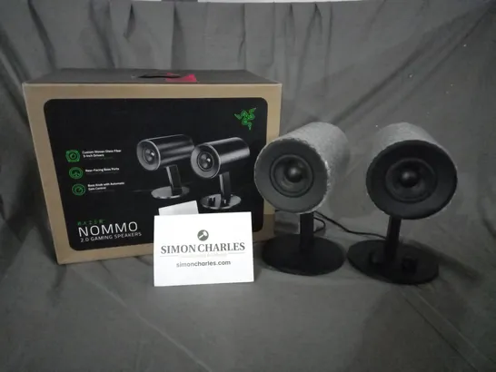 BOXED RAZER NOMMO 2.0 GAMING SPEAKERS