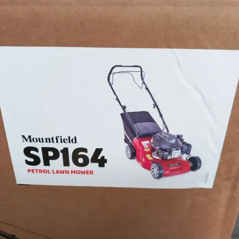 BOXED MOUNTFIELD SP164 PETROL LAWN MOWER 24FA2WBH017446