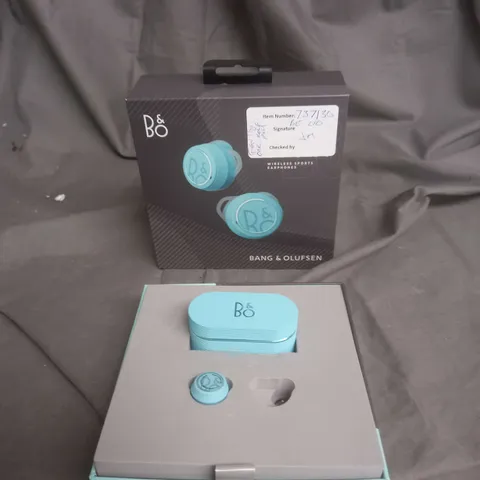 BOXED BANG & OLUFSEN BEOPLAY E8 SPORT TWS EARPHONES - BLUE