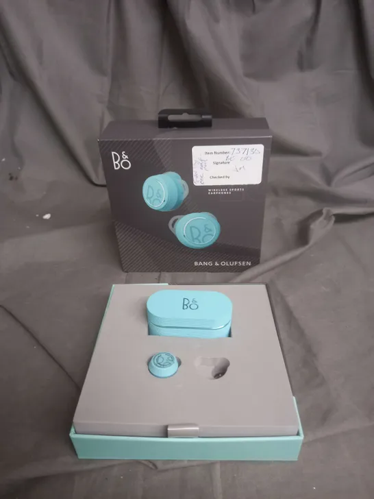 BOXED BANG & OLUFSEN BEOPLAY E8 SPORT TWS EARPHONES - BLUE