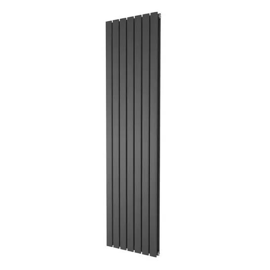 BOXED LOURDES VERTICAL FLAT PANEL RADIATOR - ANTHRACITE // SIZE: 1800 X 612mm (1 BOX)