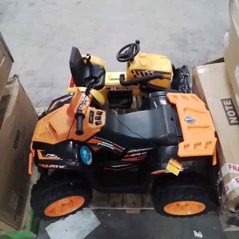 PALLET CONTAINING 2 BROKEN KIDS ELECTRIC RIDE ON TOYS