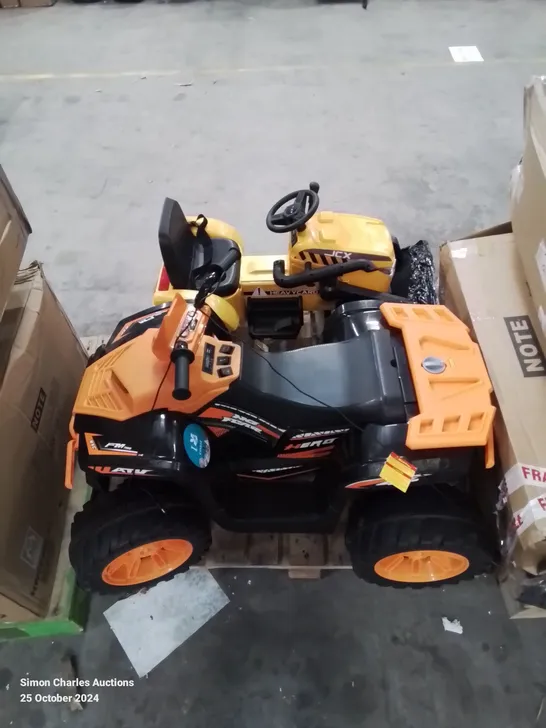 PALLET CONTAINING 2 BROKEN KIDS ELECTRIC RIDE ON TOYS