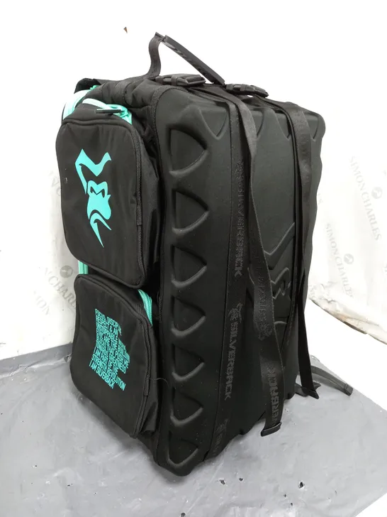 SILVERBACK BACKPACK IN BLACK/LIGHT BLUE