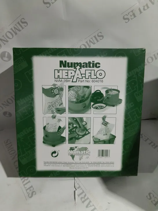 NUMATIC VACUUM CLEANER BAGS PACK OF 10