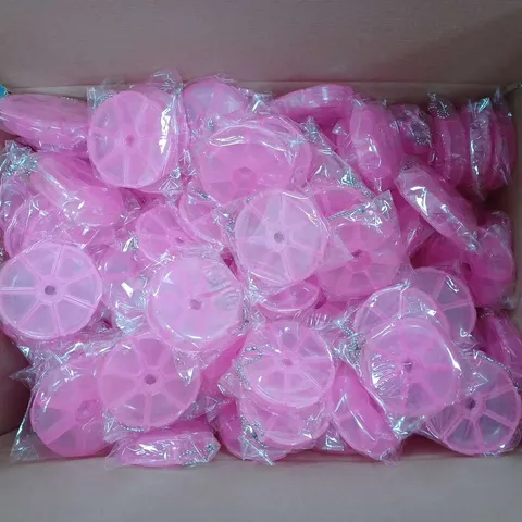 LARGE QUANTITY OF PINK PILL BOXES