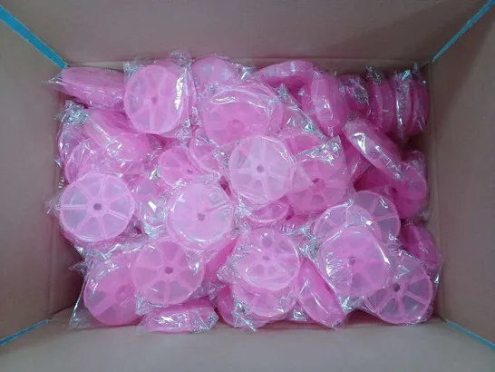 LARGE QUANTITY OF PINK PILL BOXES