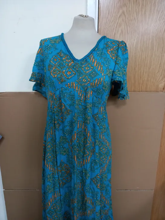 MONSOON DRESS IN TURQUOISE SIZE MEDIUM 