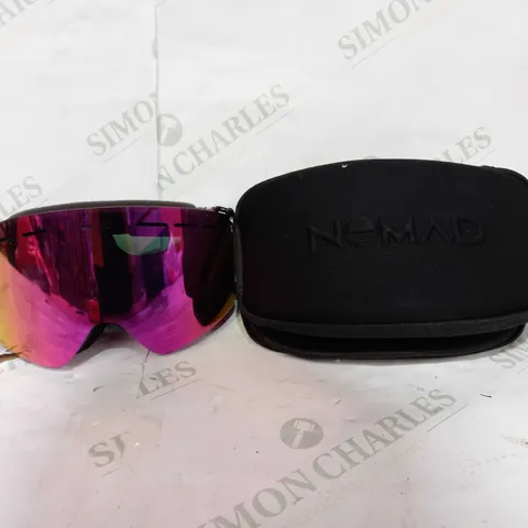 NOMAD OLI SLICK PINK SKI GOGGLES