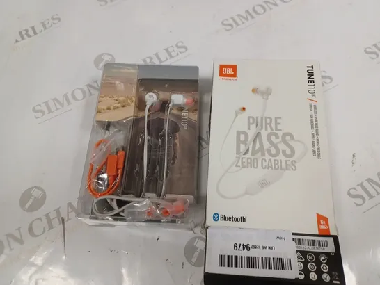 JBL PURE BASS ZERO CABLES TUNE110BT 