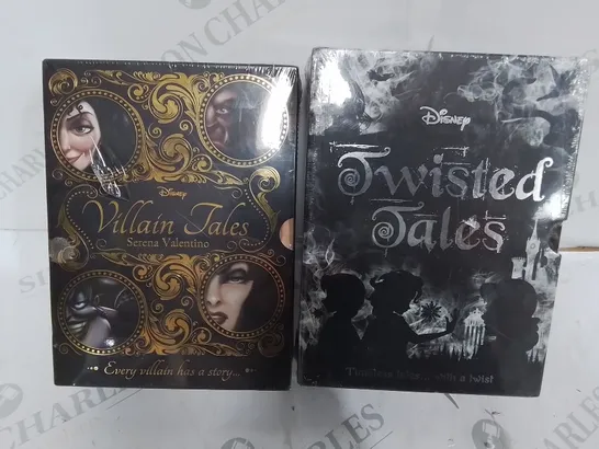 LOT OF 2 SEALED DISNEY TWISTED VILLANS BOXSETS