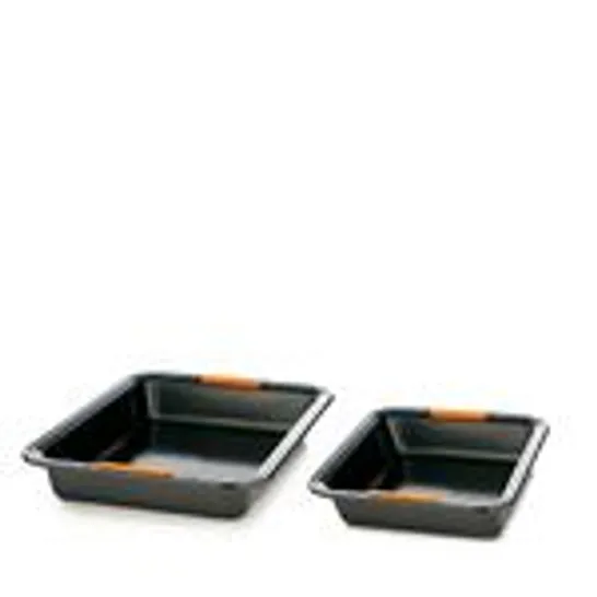 LE CREUSET 2 PIECE RECTANGULAR ROASTING SET