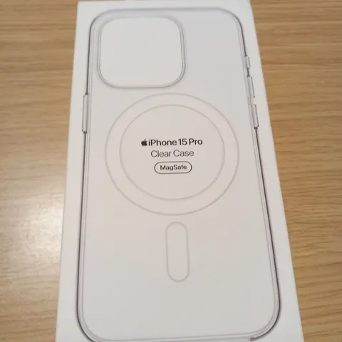 BOXED APPLE IPHONE 15 PRO CLEAR CASE MAG SAFE