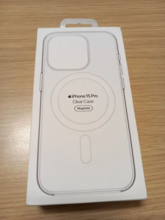 BOXED APPLE IPHONE 15 PRO CLEAR CASE MAG SAFE