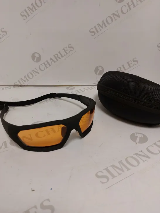 REVISION SHADOWSTRIKE ORANGE TINTED STRAP SUNGLASSES 