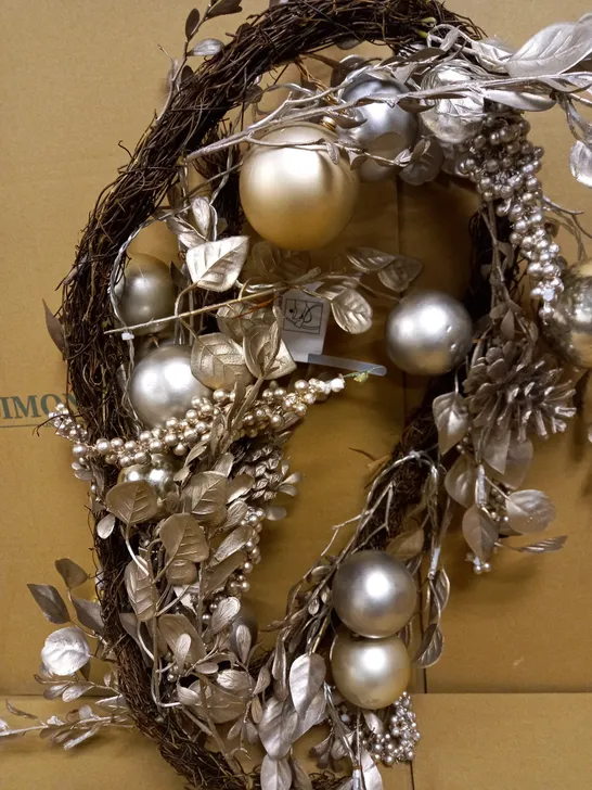 6FT CHAMPAGNE GOLD PRE LIT GARLAND RRP £39.99