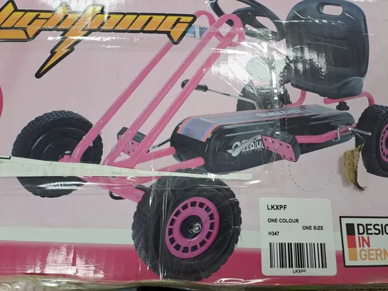 HAUCK LIGHTNING GO KART PINK [COLLECTION ONLY] RRP £130