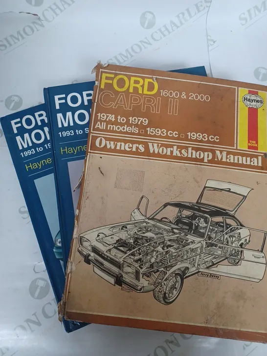 LOT OF 6 FORD SERVICE AND REPAIR MANUALS 