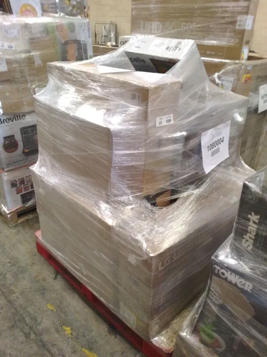 PALLET OF APPROXIMATELY 14 UNPROCESSED RAW RETURN TELEVISIONS TO INCLUDE;