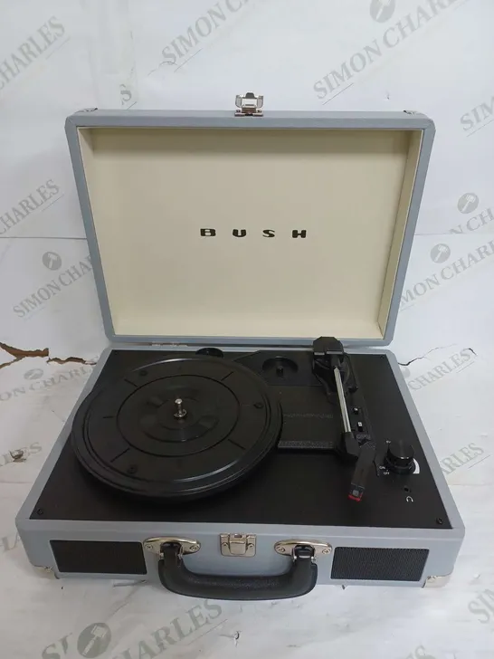 BOXED BUSH CLASSIC TURNTABLE GREY 