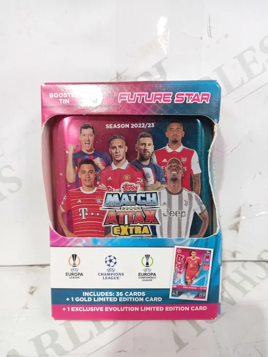 TOPPS MATCH ATTAX EXTRA FUTURE STAR BOOSTER TIN