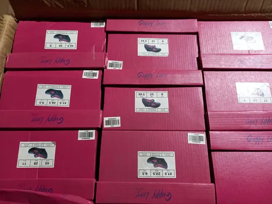 APPROXIMATELY 12 BOXED PAIRS OF GUPPY LOVE BY BLOWFISH WEDGE SHOES IN VARIOUS SIZES TO INCLUDE SIZE 39.5EU