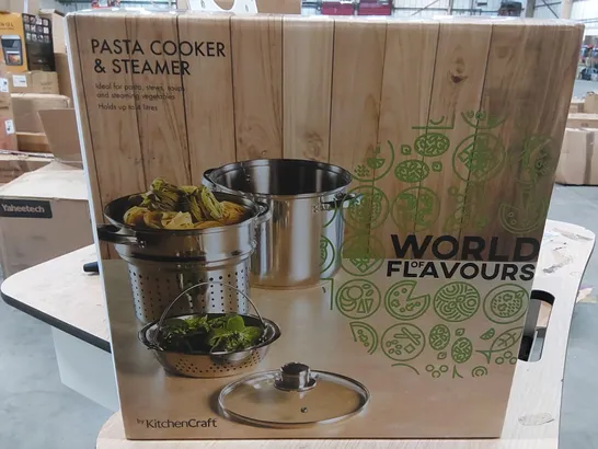 BOXED ITALIAN STAINLESS STEEL PASTA POT (1 BOX)