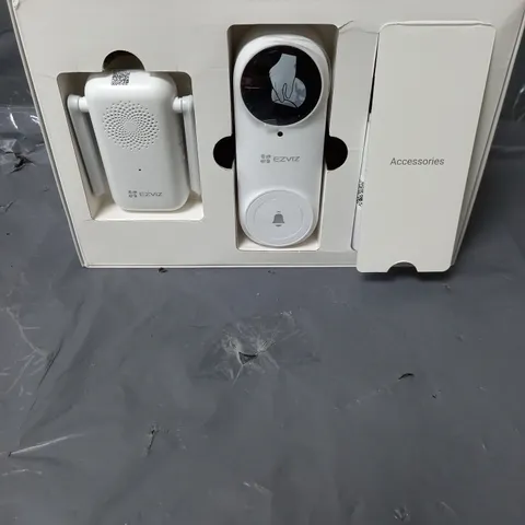 BOXED EZVIV DB2 BATTERY POWERED VIDEO DOORBELL 