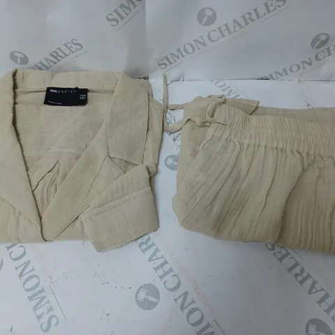 ASOS SET OF BEACH SHORTS AND SHIRT IN SIZE 14